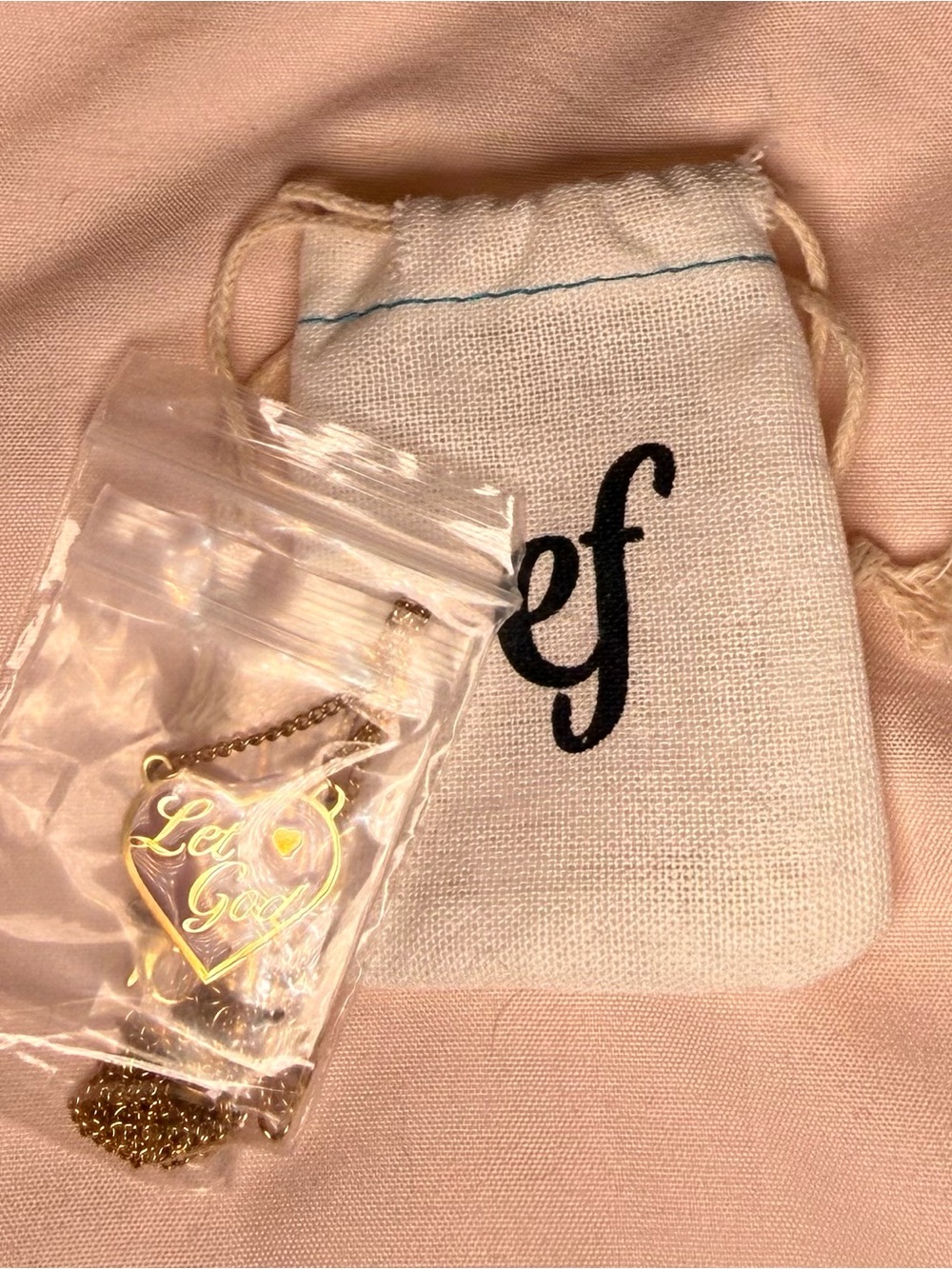 Christian Jewelry 'Let God' Heart Pendant Necklace